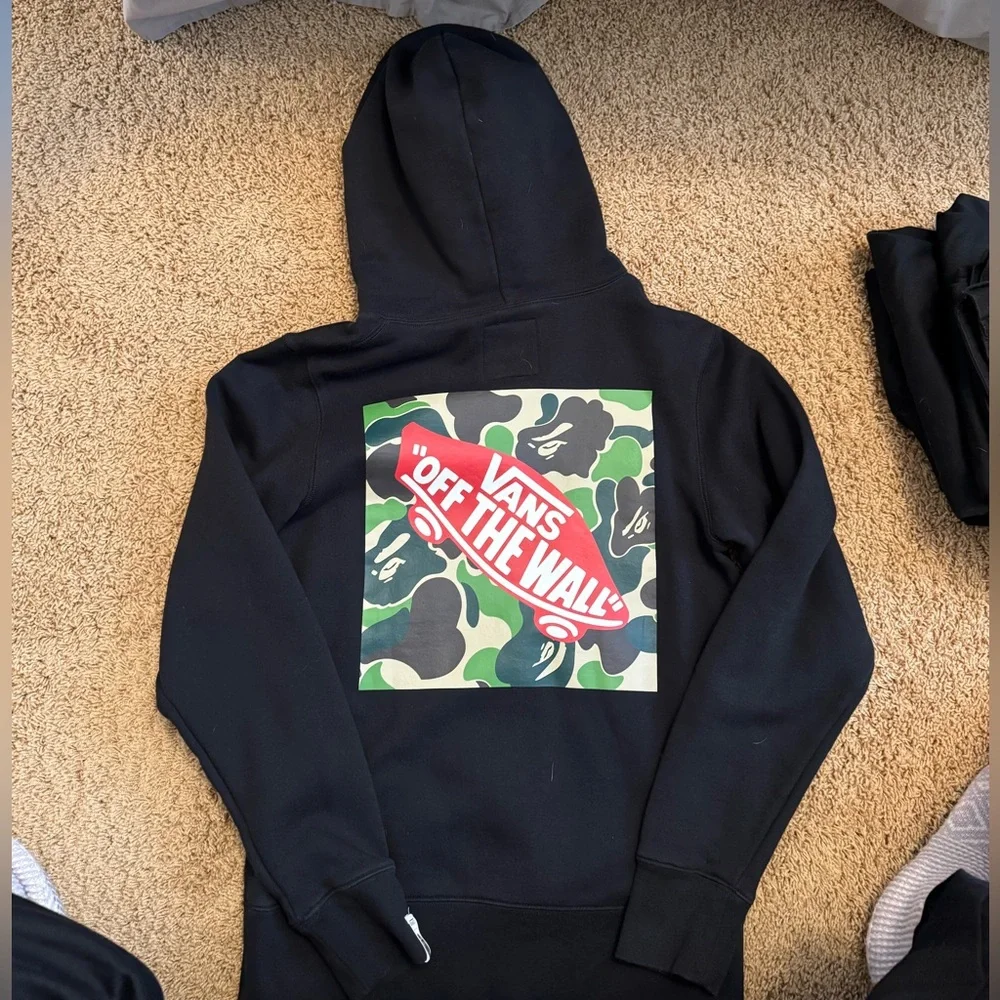 Vans/Bape Black Hoodie - Picture 3 of 6